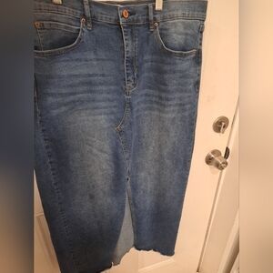 Nicole Miller maxi denim skirt